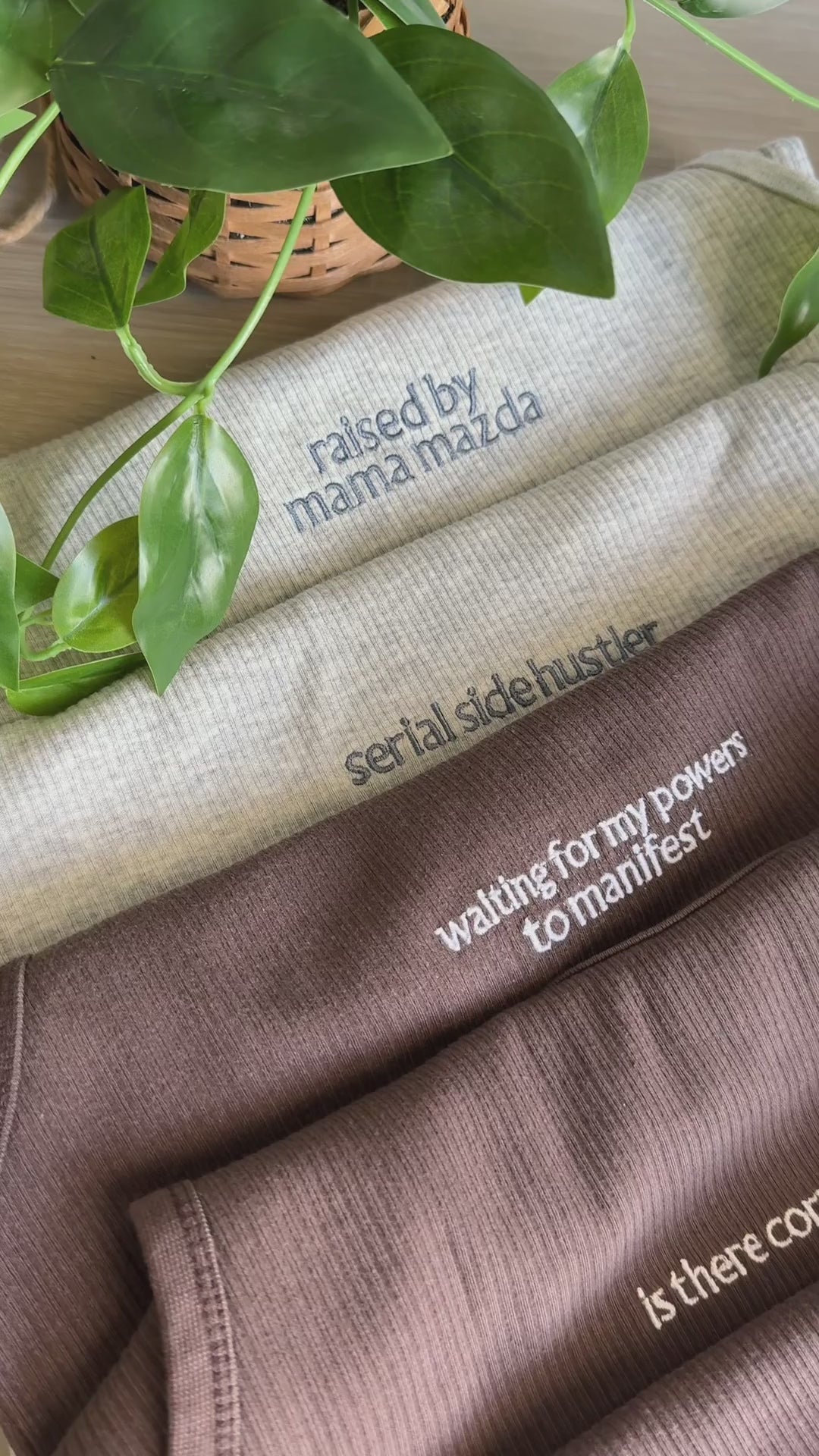 Video: Mozoli & Co. personalized bridal party tanks